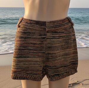 The Upside Earthy Toned High Waist Shorts